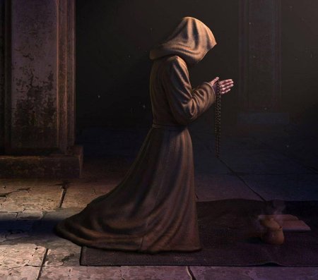 Григориан монах арт