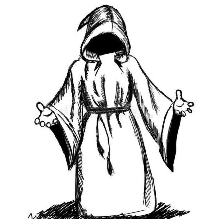 Мантия монаха с капюшоном