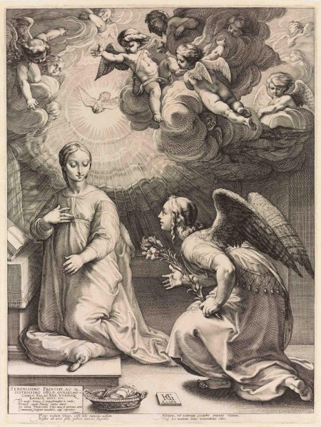 Хендрик Гольциус Благовещение