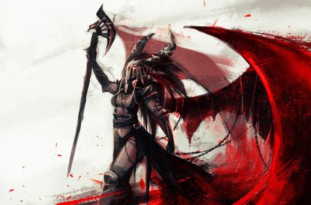 Воин с красными глазами