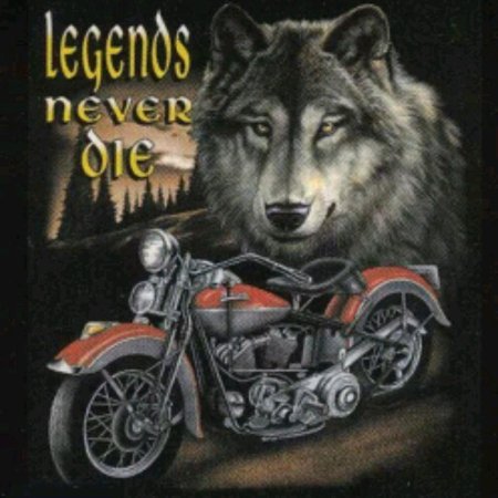 Волк на мотоцикле