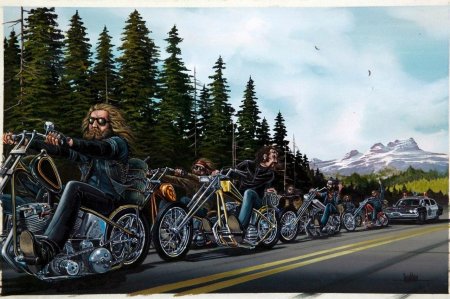 Байкеры Дэвид Манн