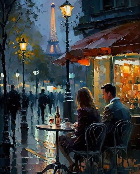 Париж кафе