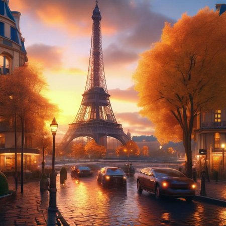 Осенний париж