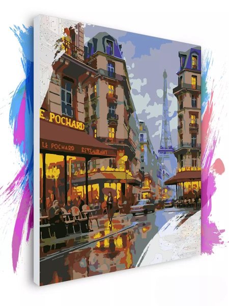 Картина по номерам Вечерний Париж