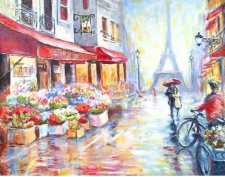 Игорь сахаров художник дождливый париж
