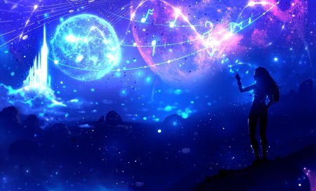 Космическая девушка