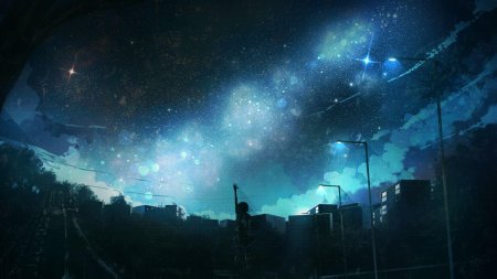 Ночное небо в городе