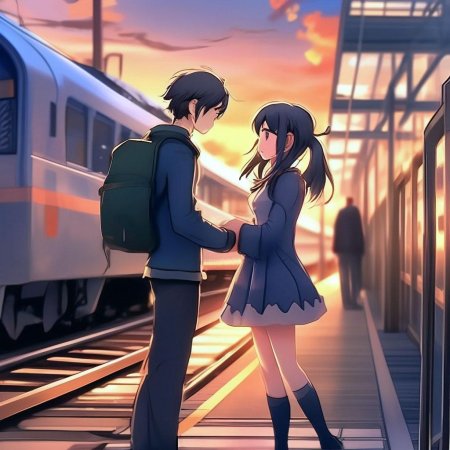 В стиле аниме