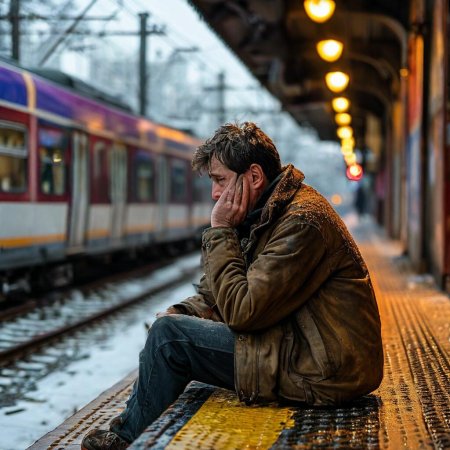 Человек грустный