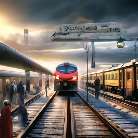 Красивый поезд