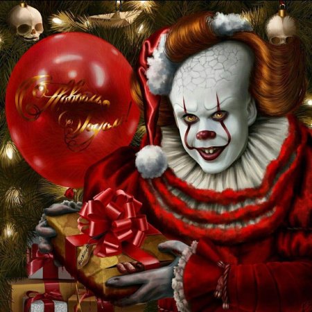 Новогодний клоун
