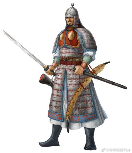 Китайский воин династии Тан