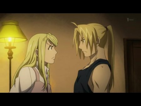 Стальной алхимик Эдвард и Уинри