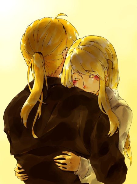 Эдвард Элрик и Уинри Рокбелл