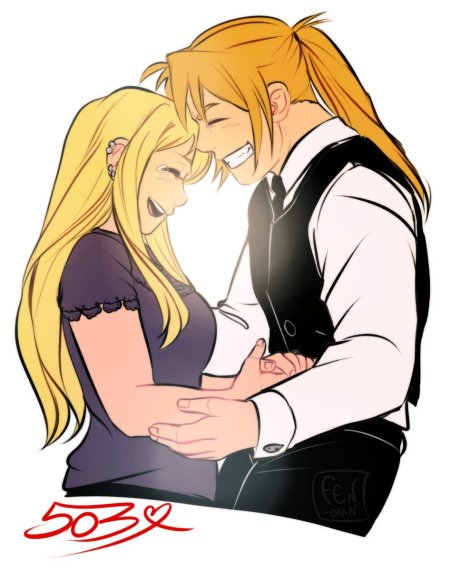 Эдвард Элрик и Уинри