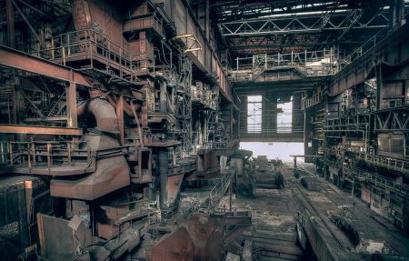 Завод внутри