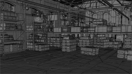 Склад темный