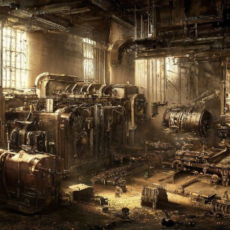 Steampunk завод art
