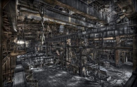 Завод внутри