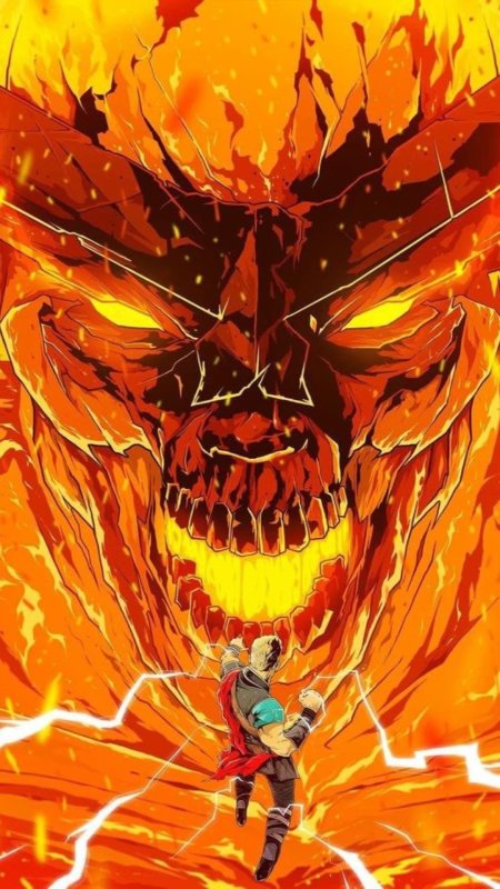 Огненный демон Суртур Марвел