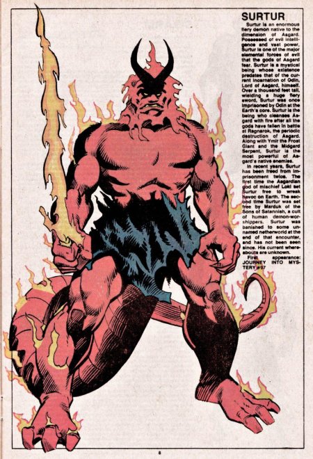 Демон Суртур Марвел