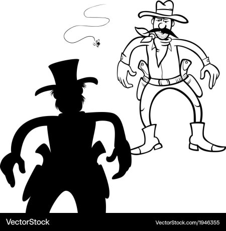 Два ковбоя дуэль