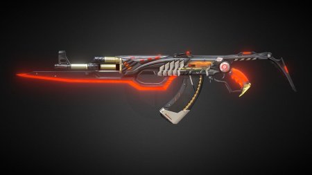 Плазменный АК 47