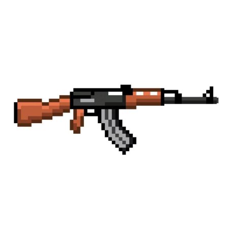 Ak47 пиксельный