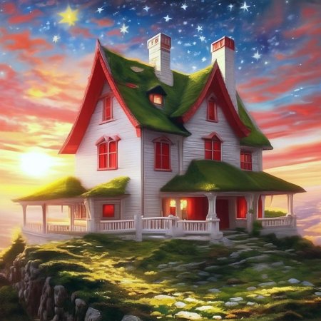 Красный домик