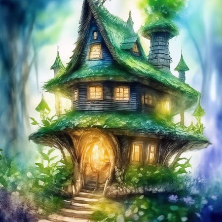 Волшебный домик в лесу