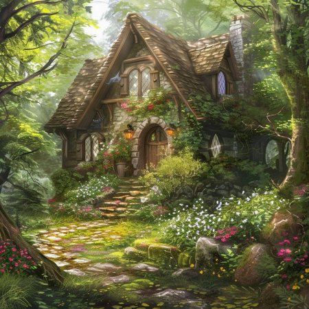 Сказочный лесной домик