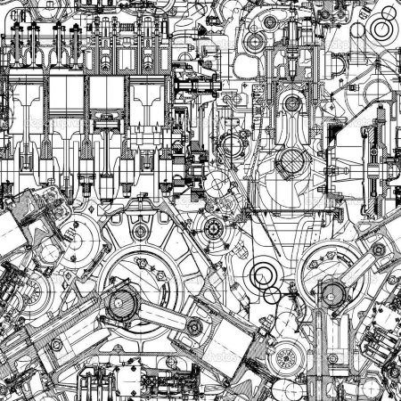 Текстура чертежа