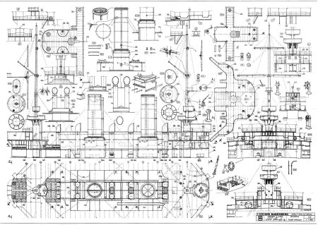 Эскадренный броненосец полтава чертёж