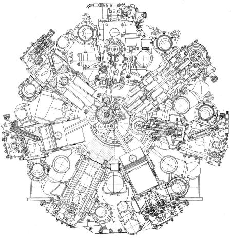 Yakovlev m-501 and zvezda m503 and m504 Diesel engines