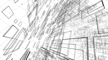 Архитектурный чертеж фон