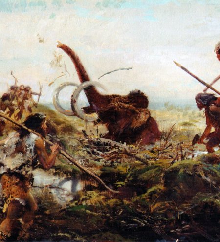 Зденек Буриан охота на мамонта