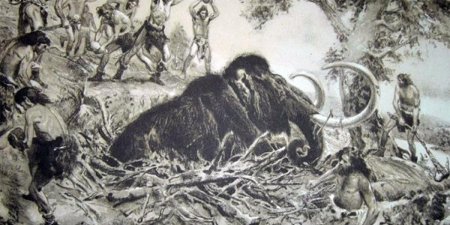 Охота на Мамонтов кроманьонцев