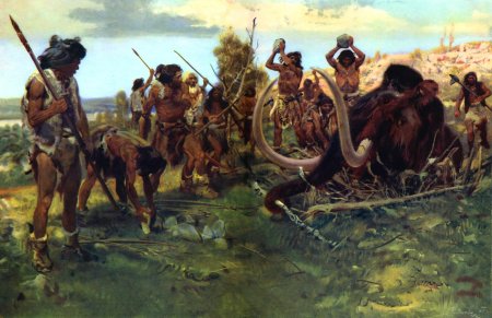 Зденек Буриан неандерталец