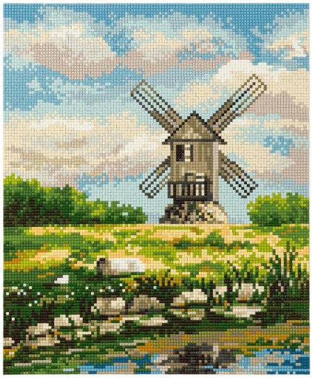 Мережка "Ветряные мельницы" k-167