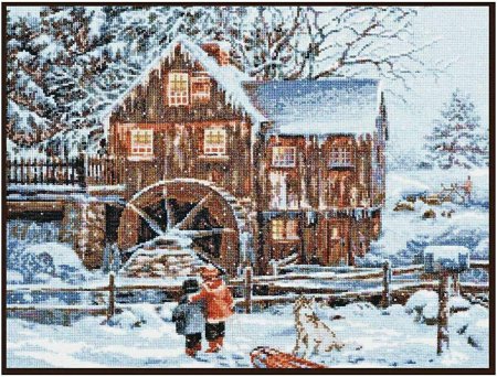 Палитра 07.013 мельница в снегу