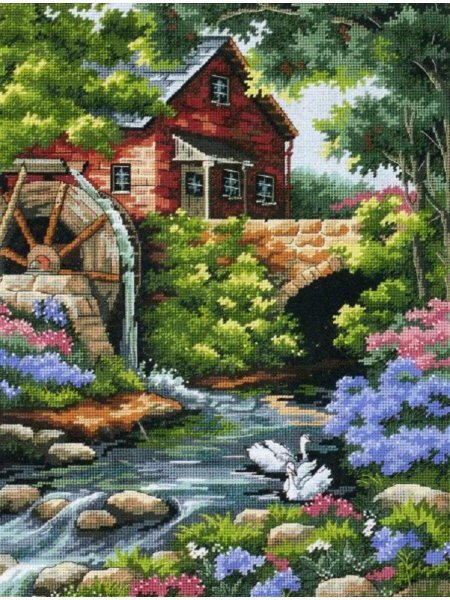 Дименшенс наборы для вышивания мельница