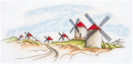 Ветряная мельница в Кноке Риолис отшив