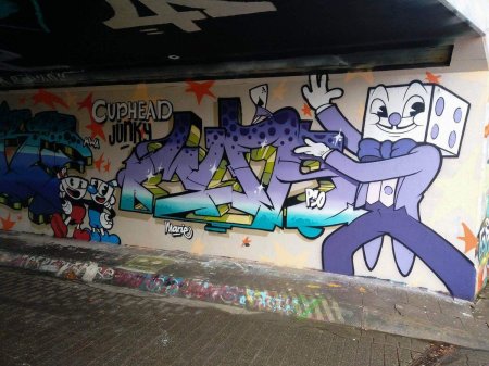 Граффити Cuphead