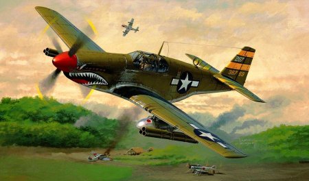 Самолет p-51 Mustang