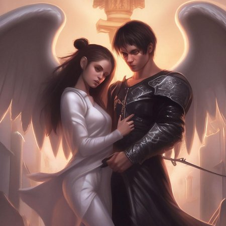 Ангел и девушка