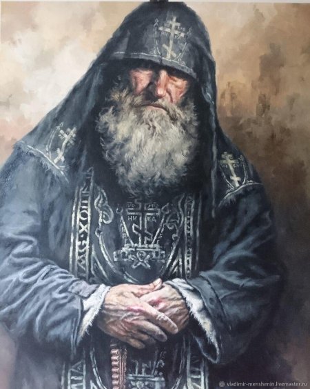 Монах схимник картина