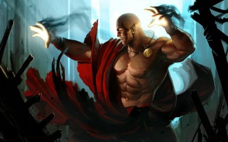 Арт фэнтези монах Шаолинь