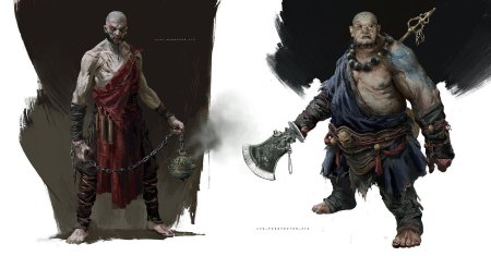 Монах воин арт ДНД