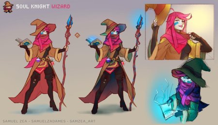 Маг из соул кнайт арт